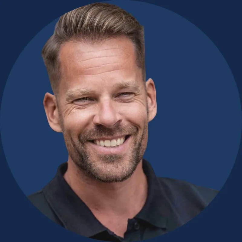 Portret van Niels Roest, Chairman of the Board & Chief AI & Innovation Officer bij PCD CareHub